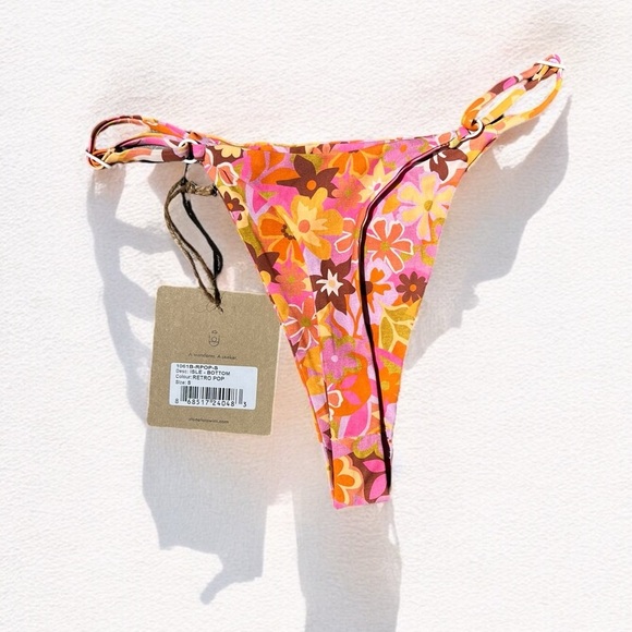 🌻NEW w.tags! Stone Fox Swim Retro Pop Bikini Set Size Small - Picture 8 of 16